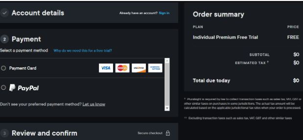 Payment Page 