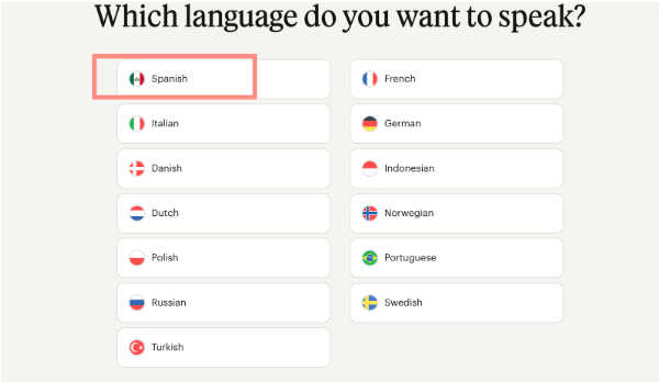 Select The Language