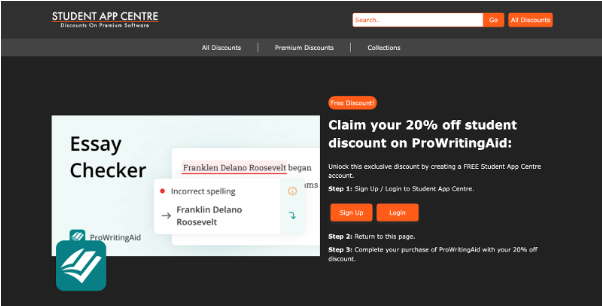 Student Discount by ProWritingAid

