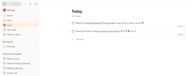 Todoist Dashboard