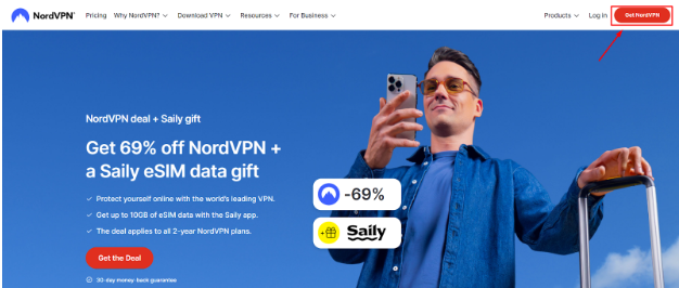 Visit The NordVPN Website