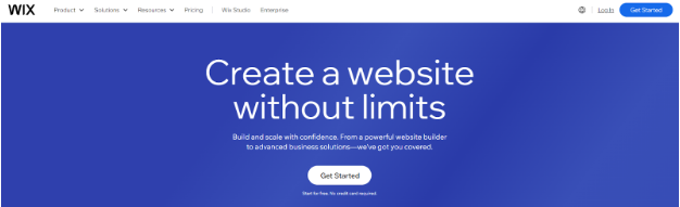 Wix Website Page