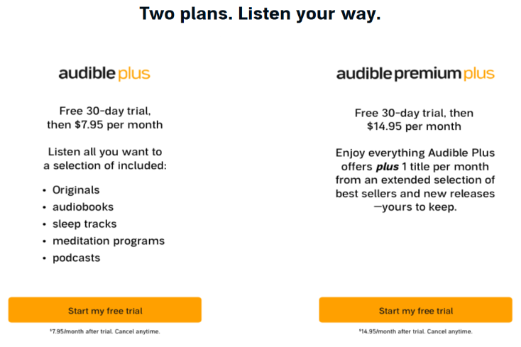 Audible Discount