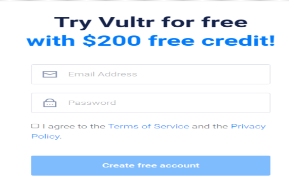 Create Your Vultr Account