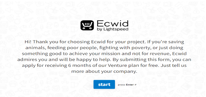 Ecwid Provides A Free 6-month Venture Plan