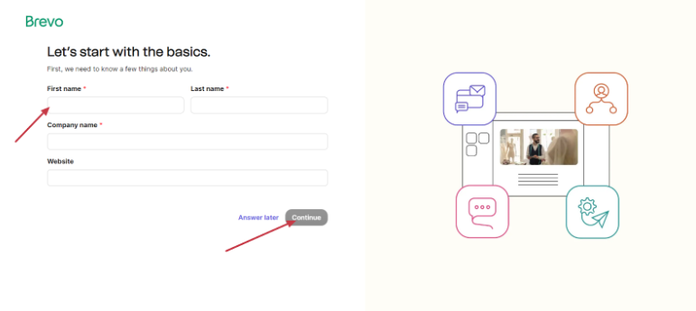 Onboarding Page Enter Your Details