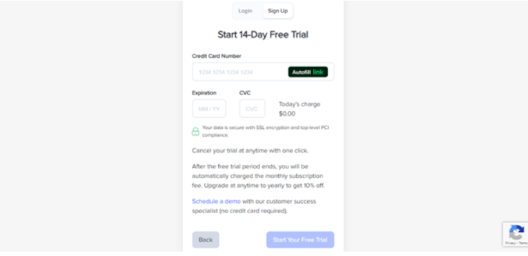 Start Your 14 Day Free Trial