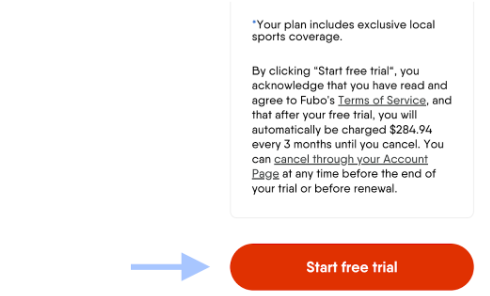 Start Your Free Trial With FuboTV