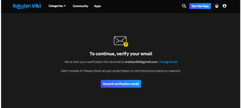 Verify Your Email 