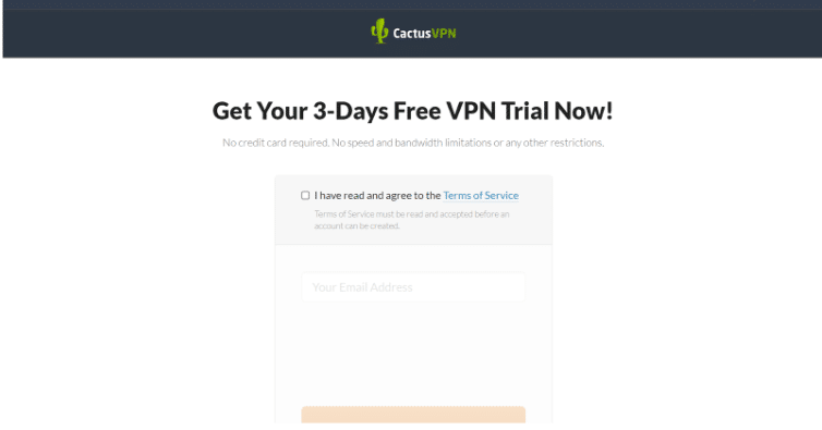 Cactus VPN Website Free