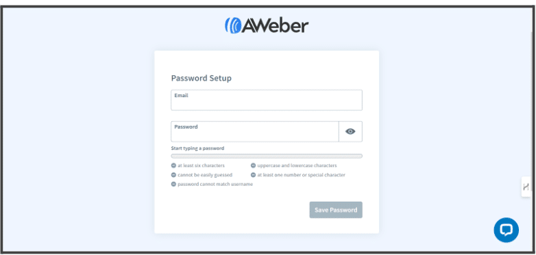 Create AWeber Account