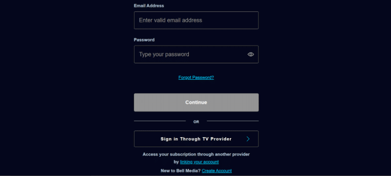 Create An Account Or Sign In