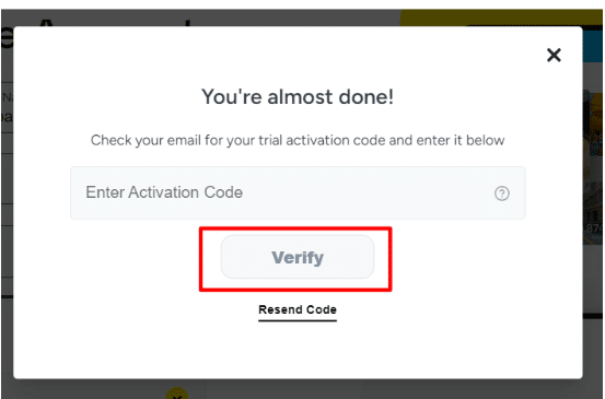 Enter The Verification Code