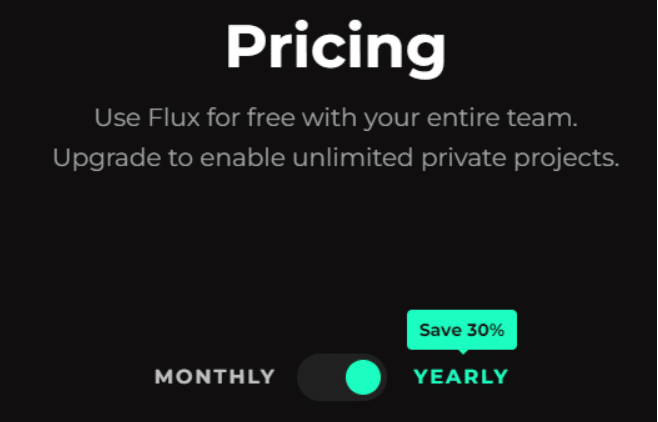 Flux Discount