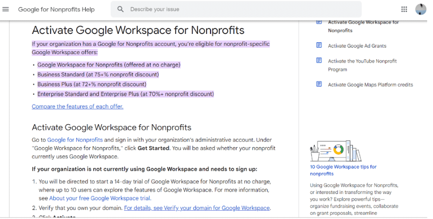 Google Workspace Discount