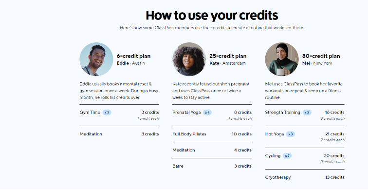 How To Use Your Credits