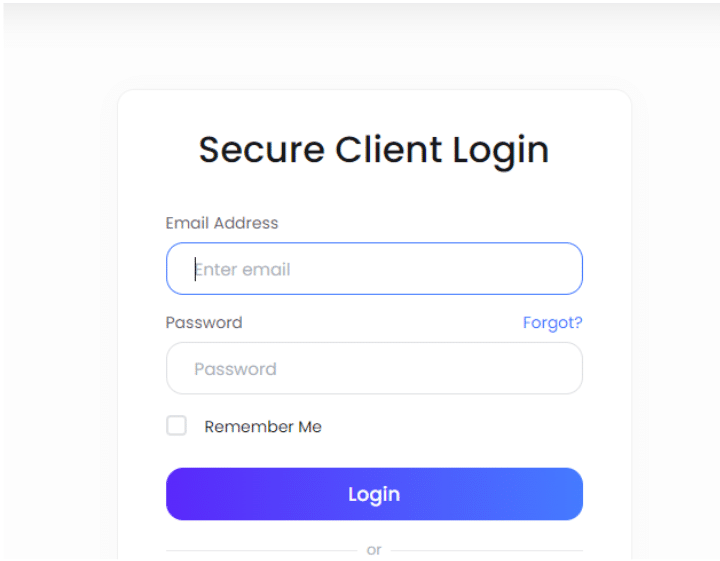 LogIn Page