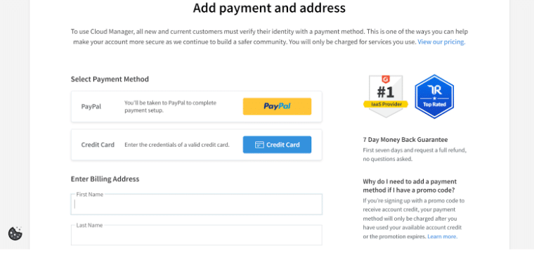 Provide Your Payment Information