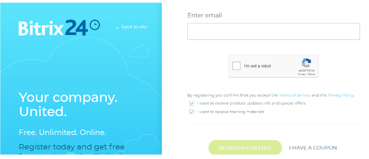 Register Bitrix24 For Free