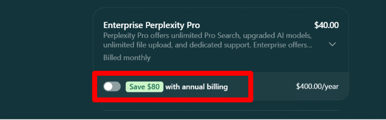 Save $40 On Enterprise Pro Annual Plans