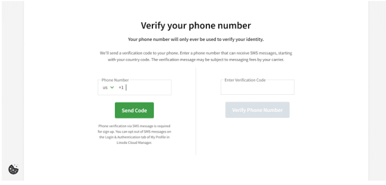 Select The Country & Provide Your Phone Number To Verify