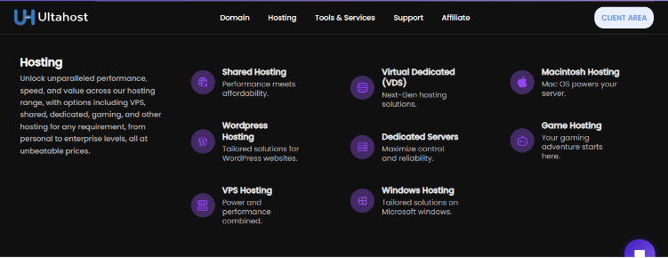 Select The VPS Hosting Plan