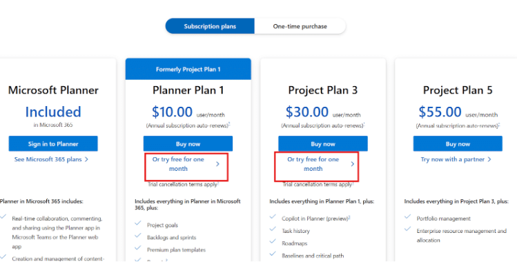 Select Your Preferred Plan