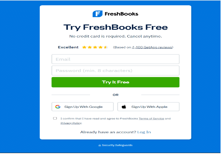 Try FreshBooks Free