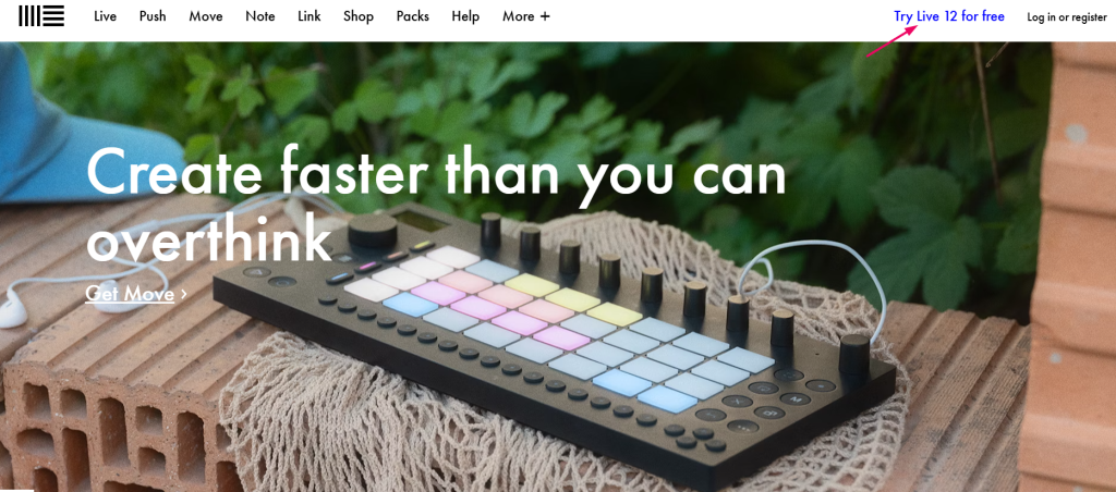 Ableton Live Website