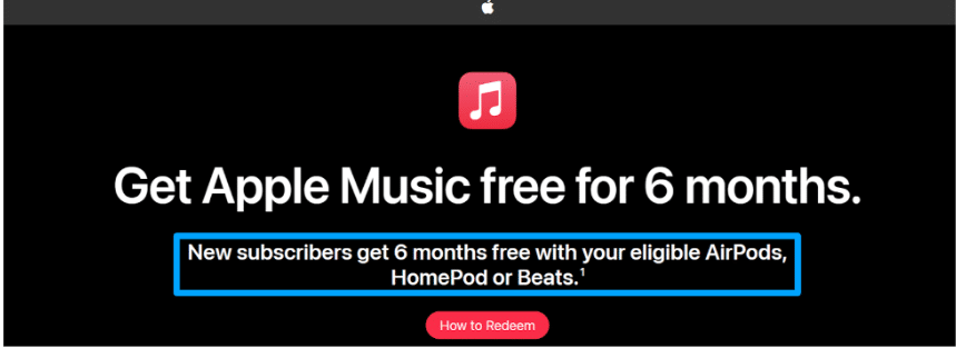 Apple Music Discount