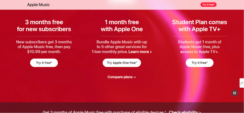 Apple Music Free Trial