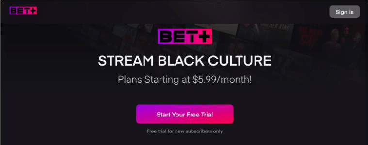 BET Plus Discount