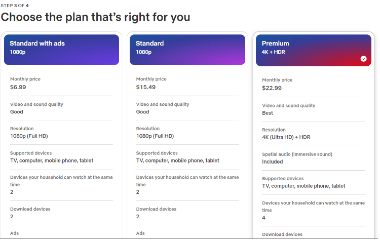 Choose The Plan