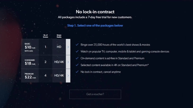 Choose Your Preferred Subscription Plan