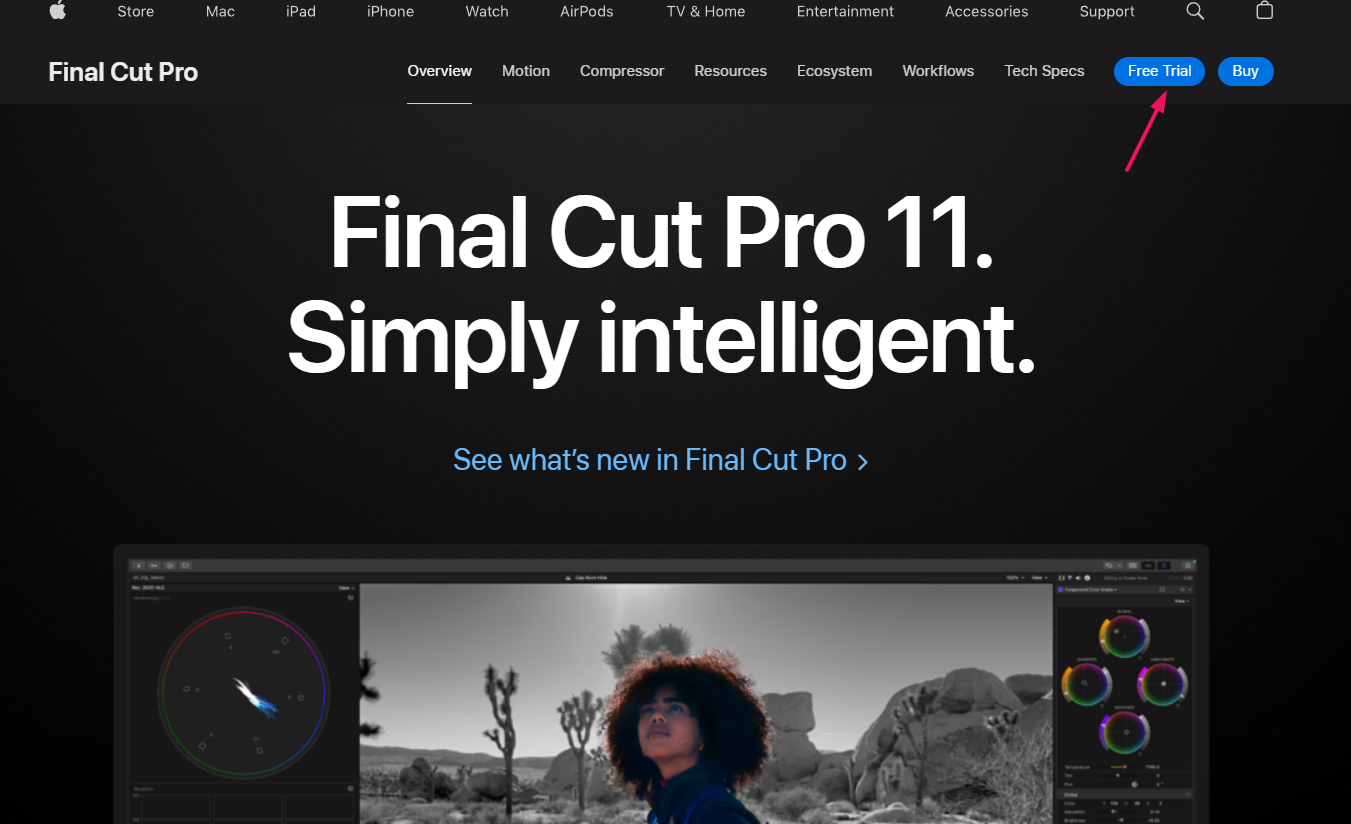 Final Cut Pro Homepage