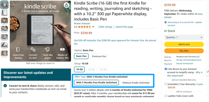 Kindle Scribe