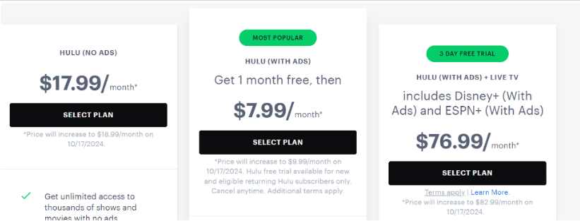 Star+ Original Pricing & Plans