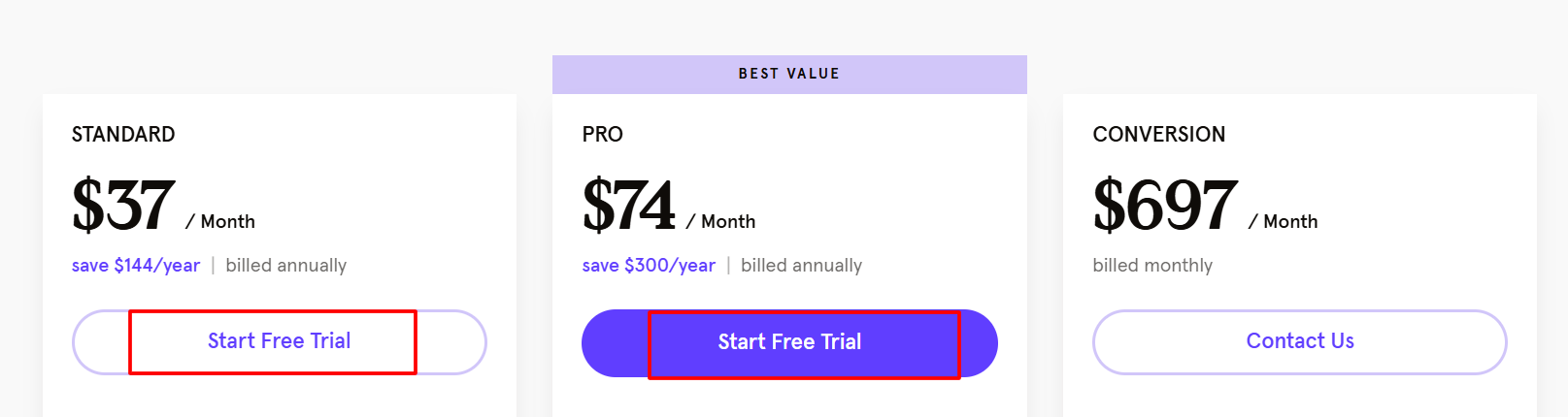 Click On The Start Free Trial Button