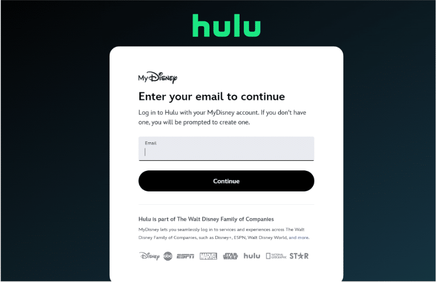 Create Your Hulu Account