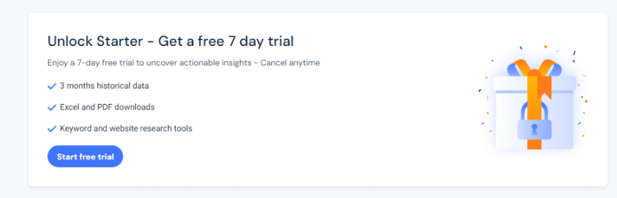 Similarweb Free Trial