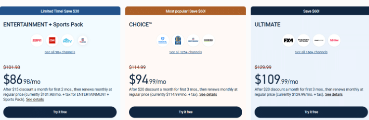 DirecTV Pricing & Plans