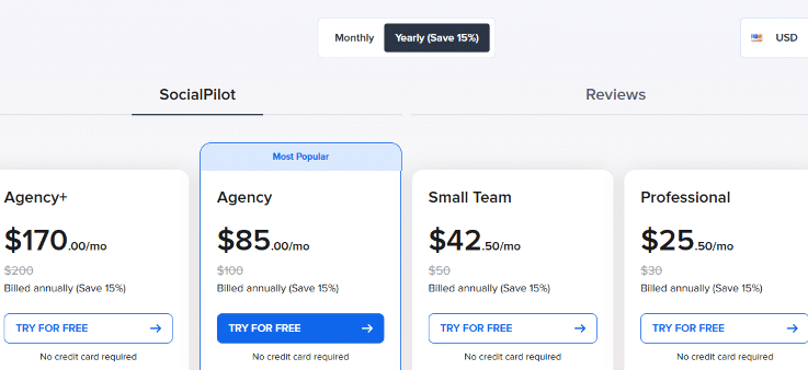 SocialPilot Pricing Plans