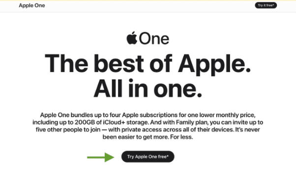 Apple one page