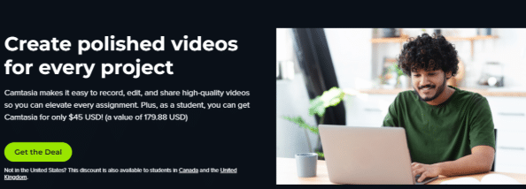 Camtasia Student discount