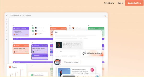 Coschedule dashboard