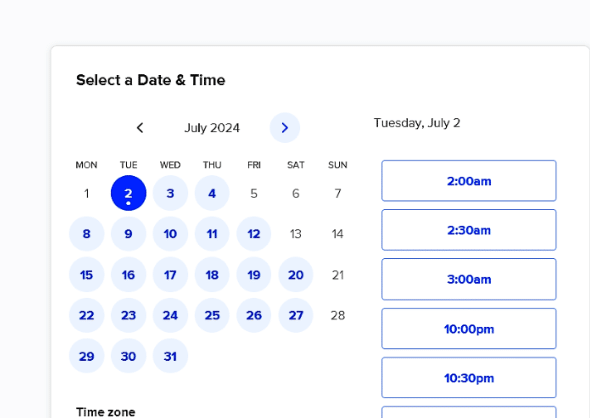 Coschedule demo schedule