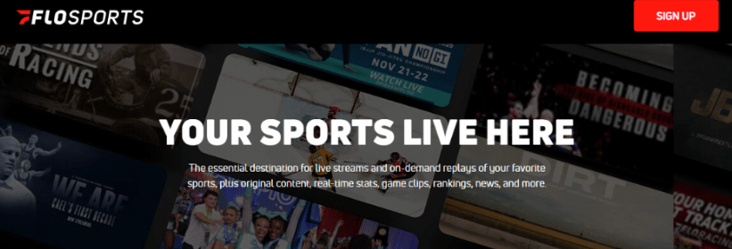 FloSports Homepage