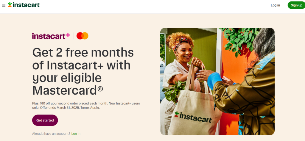 Instacart+ With Mastercard