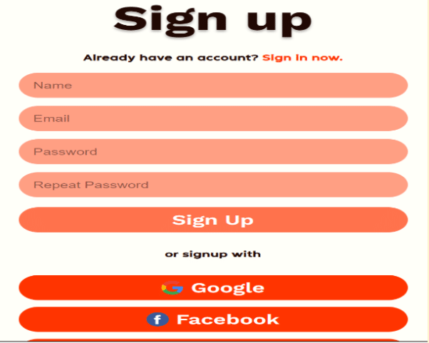 Rytr Sign up page