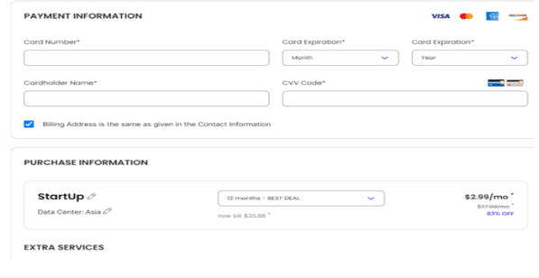 SiteGround Account setup